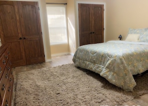2nd bedroom with Queen bed & bunk bed, full size bottom, and twin top