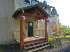 Entrance to The Moose Suite downstairs. 