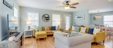 Tybee Island Vacation Rental | 3BR | 2.5BA | 1,750 Sq Ft | Stairs Required