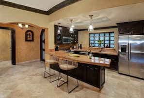 Entry way and kitchen