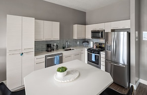 Fully stocked kitchen with everything you need