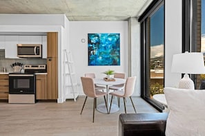 We work with local artists to curate these custom spaces!