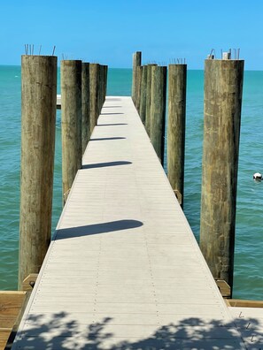 Private Pier and full deck
