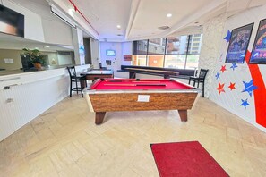 Game room with Billiards