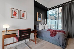 A great desk space if you need to get some work done from the comfort of your home