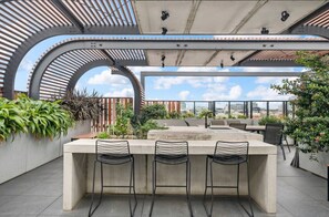 Soak up the sun on the rooftop terrace