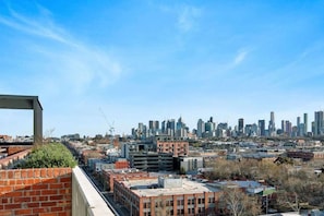 Amazing city views from the rooftop