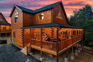Our wrap around deck offers space to grill, hot tub and outdoor seating.