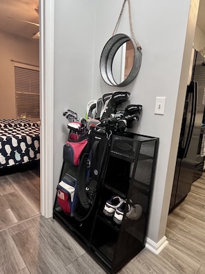 Need a place to store those clubs?  We got that taken care of! 