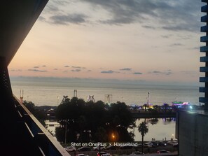 Blick von der Unterkunft