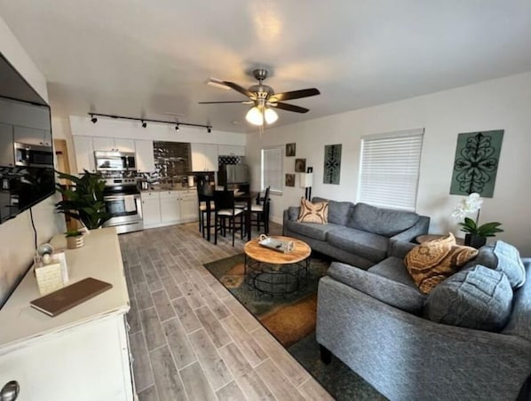 Living room and Dining Room - Open Floor Plan