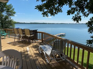 Great view and large deck