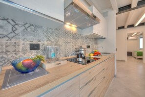 Kitchen and dining area