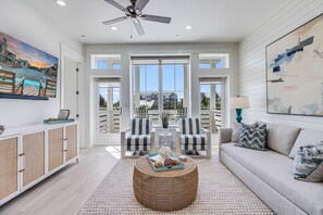 Living Room with Views of Town Center