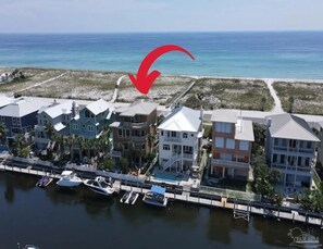 Aerial view of Tequila Sunrise