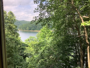 Blick von der Unterkunft