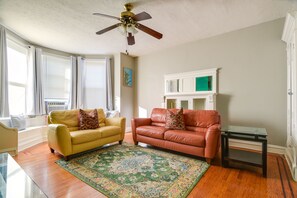 Living Room | Window A/C Units | Smart TV