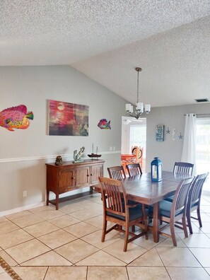 Dining area