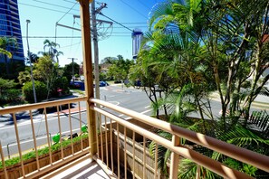 Blick vom Balkon