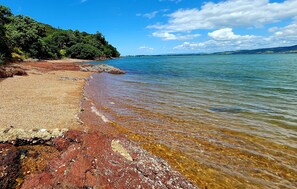 Beach at boundary