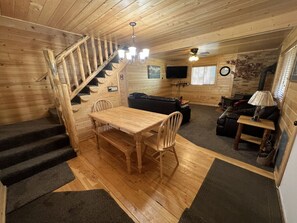 Living room and dinning table