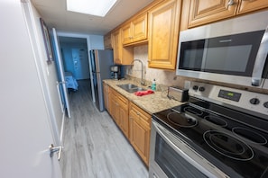 Large Kitchen Area with Full Sized Appliances