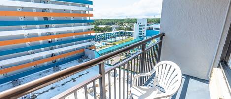 Large Balcony Area with Interior Views