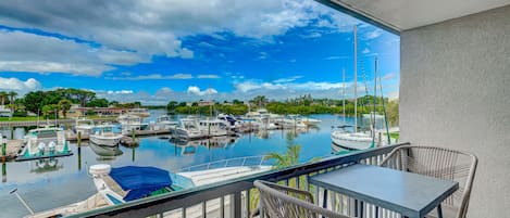 View from your own private balcony