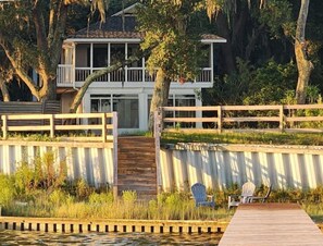 House from waterfront