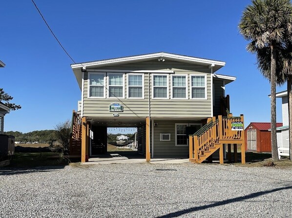 Cottage on the Marsh - view from Dogwood Drive
