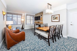 Living Room and Dining Area