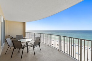 Large Balcony with Beachfront Views