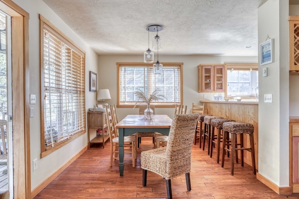 Dining Area with Window Views