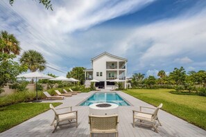 Fenced in yard for privacy