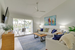 Living Room | Smart TV | Private Balcony