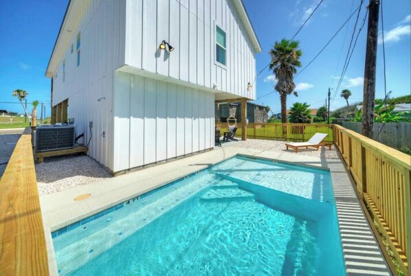 Backyard bliss: where every day is a pool day.