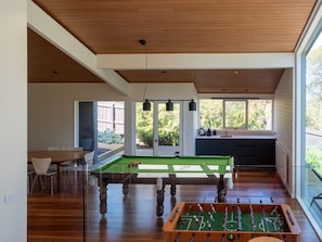 Family Room with Pool Table