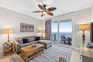 Living Area with Balcony