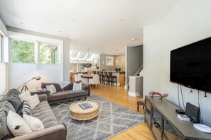 Spacious multi-level condo with deck space, central location- just a block from town park and Main Street Telluride- and amazing views.