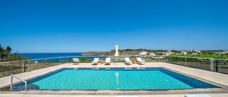 The One Villa - The grand salt water pool of the villa!