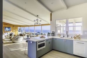 Kitchen Overlooking the Family Room