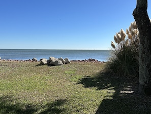 View of Core Sound from yard.