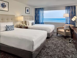 Ocean View Unit with Two Double Beds