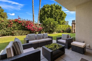 Guest Bedroom Back Patio Seating Area