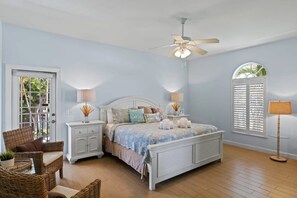 Master bedroom with king bed