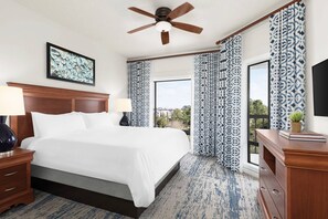 Primary Bedroom features a king bed and en suite bathroom