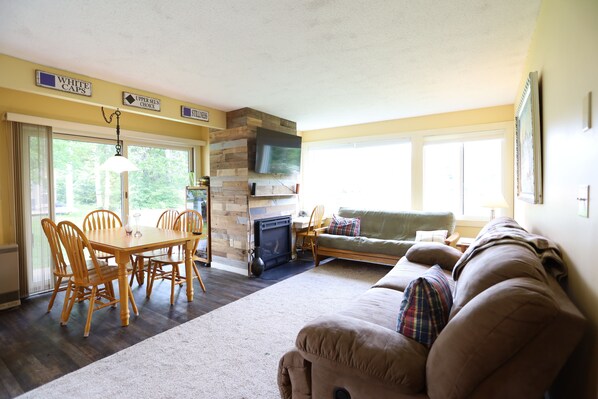 Living Room at Garden level at Waterville Valley