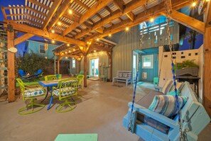 Outdoor living space.