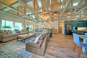 Spacious open floor plan.