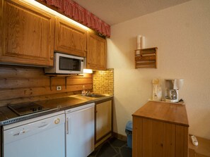 Résidence YETI 2 Studio N°178 Coin cuisine Châtel